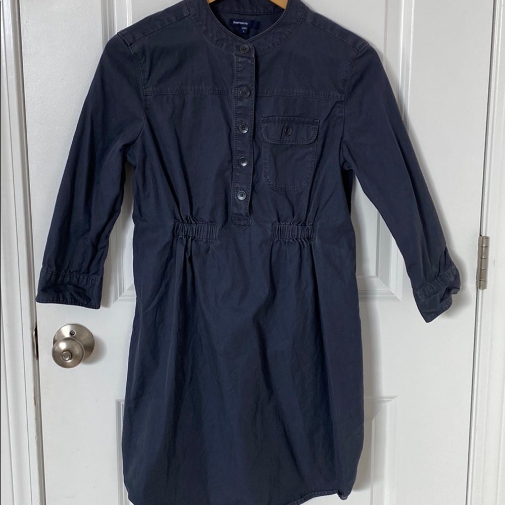 Gap maternity cotton shirt dress